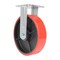 Vestil Polyurethane Rigid Caster 8 In. Diameter x 2 In. Width 1474 Lb. Capacity Red/Black CST-VE-8X2PU-R - alternate 5